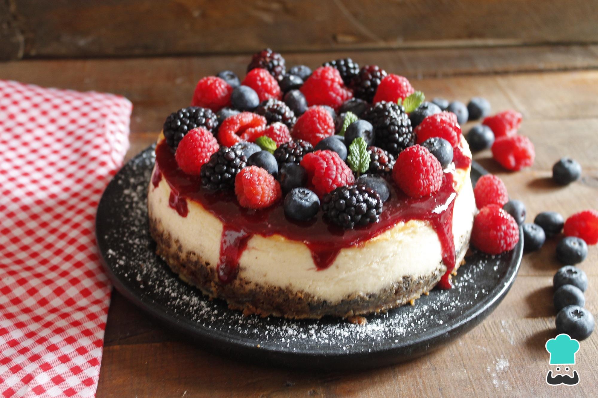 Cheesecake de frutos rojos